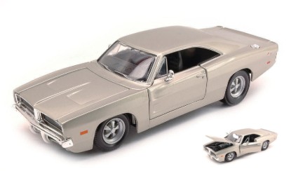 Immagine di DODGE CHARGER R/T 1969 SILVER 1:25