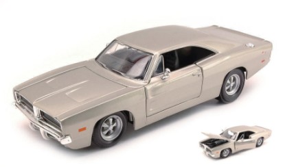 Immagine di DODGE CHARGER R/T 1969 SILVER 1:25