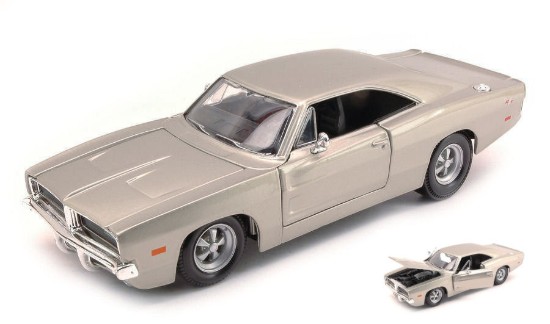 Immagine di DODGE CHARGER R/T 1969 SILVER 1:25