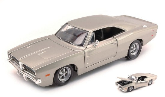 Immagine di DODGE CHARGER R/T 1969 SILVER 1:25