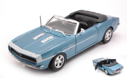 Immagine di CHEVROLET CAMARO SS 396 CONVERTIBLE 1968 LIGHT BLUE MET.1:24