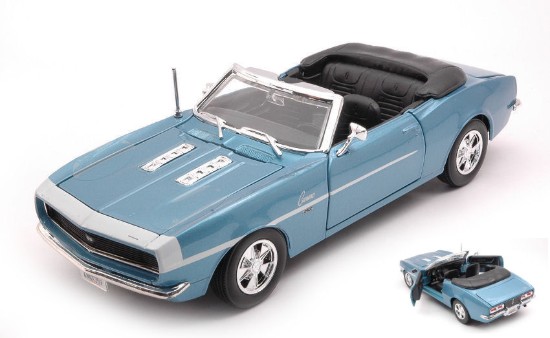 Immagine di CHEVROLET CAMARO SS 396 CONVERTIBLE 1968 LIGHT BLUE MET.1:24