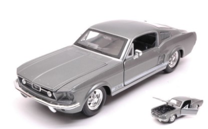 Immagine di FORD MUSTANG GT 1967 GREY MET.1:24