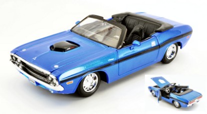 Immagine di DODGE CHALLENGER R/T CONVERTIBLE 1970 BLUE 1:24