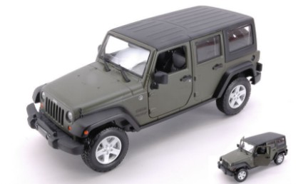 Immagine di JEEP WRANGLER UNLIMITED 2015 MILITAR GREEN 1:24