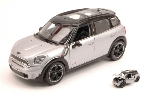 Immagine di MINI COUNTRYMAN 2011 SILVER W/BLACK ROOF 1:24