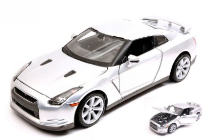 Immagine di NISSAN GT-R 2009 SILVER 1:24