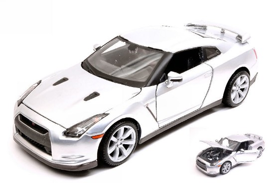 Immagine di NISSAN GT-R 2009 SILVER 1:24