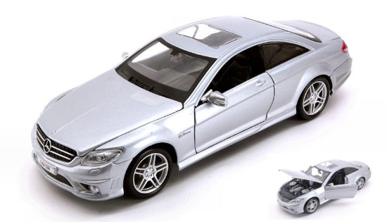 Immagine di MERCEDES CL63 AMG SILVER 1:24