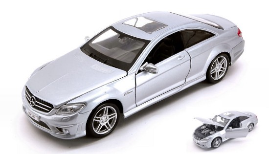 Immagine di MERCEDES CL63 AMG SILVER 1:24