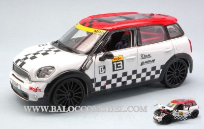 Immagine di MINI COUNTRYMAN N.13 WHITE/RED 1:24