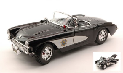 Immagine di CHEVROLET CORVETTE 1957 POLICE 1:18