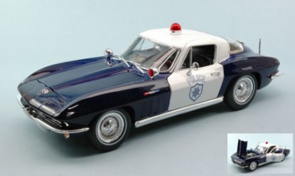 Immagine di CHEVROLET CORVETTE 1965 POLICE 1:18