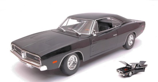Immagine di DODGE CHARGER R/T 1969 BLACK 1:18