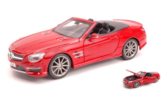Immagine di MERCEDES SL 63 AMG ROADSTER RED 1:24