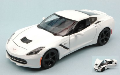 Immagine di CHEVROLET CORVETTE STINGRAY 2014 WHITE 1:24
