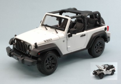 Immagine di JEEP WRANGLER OPEN TOP 2014 WHITE 1:18
