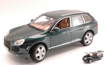 Immagine di PORSCHE CAYENNE TURBO 2002 METALLIC GREEN 1:18