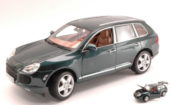 Immagine di PORSCHE CAYENNE TURBO 2002 METALLIC GREEN 1:18