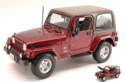 Immagine di JEEP WRANGLER SAHARA 2007 AMARANT METALLIC 1:18