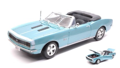 Immagine di CHEVROLET CAMARO SS 396 1967 METALLIC LIGHT BLUE 1:18