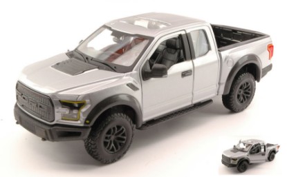 Immagine di FORD RAPTOR 2017 SILVER 1:24
