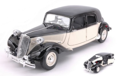 Immagine di CITROEN 15 CV 1952 CREAM/BLACK 1:18