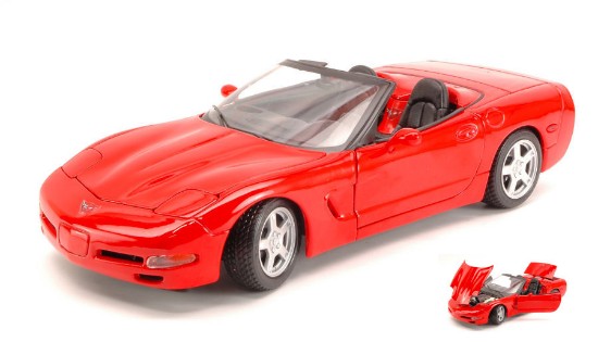 Immagine di CORVETTE CONVERTIBILE 1998 RED 1:18