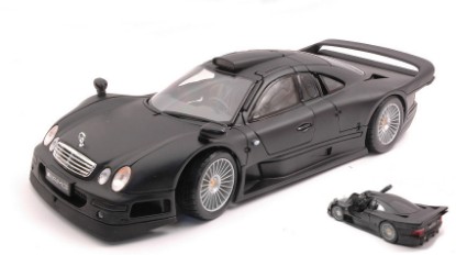 Immagine di MERCEDES CLK GTR STREET VERSION MATT BLACK 1:18