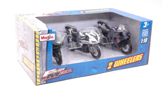 Immagine di SET 3 JAPAN MOTO STRADALI 1:18