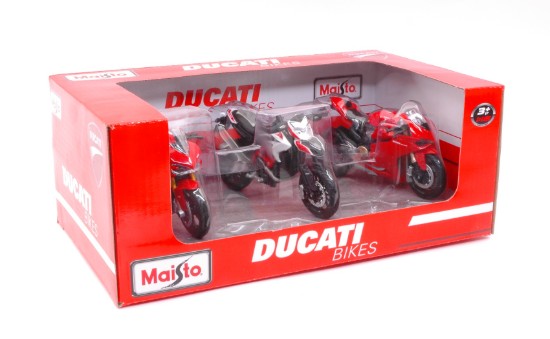 Immagine di SET 3 MOTO DUCATI STRADALI 1:18
