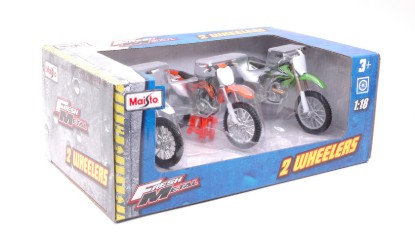 Immagine di SET 3 MOTO CROSS 1:18