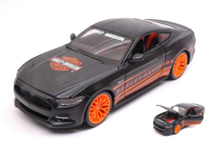 Immagine di FORD MUSTANG GT 2015 HARLEY DAVIDSON BLACK 1:24
