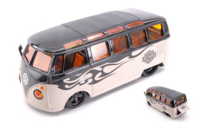 Immagine di VW T1 SAMBA VAN HARLEY DAVIDSON 1:25