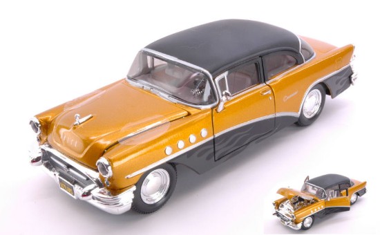 Immagine di BUICK CENTURY 1955 OUTLAWS GOLD/BLACK 1:26