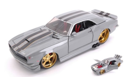 Immagine di CHEVROLET CAMARO Z28 1968 GREY/BLACK 1:24