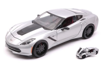 Immagine di CHEVROLET CORVETTE STINGRAY 2014 SILVER 1:24