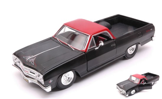 Immagine di CHEVROLET EL CAMINO 1965 BLACK/RED 1:25