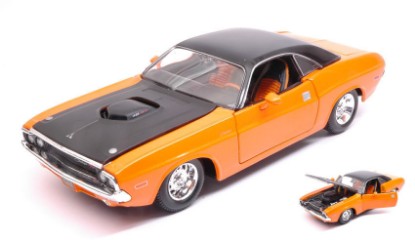 Immagine di DODGE CHALLENGER R/T 1970 ORANGE/BLACK 1:24