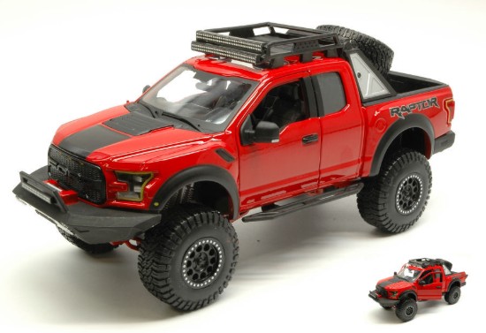 Immagine di FORD F-150 RAPTOR 2017 RED 1:24