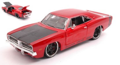 Immagine di DODGE CHARGER R/T 1969 RED 1:24