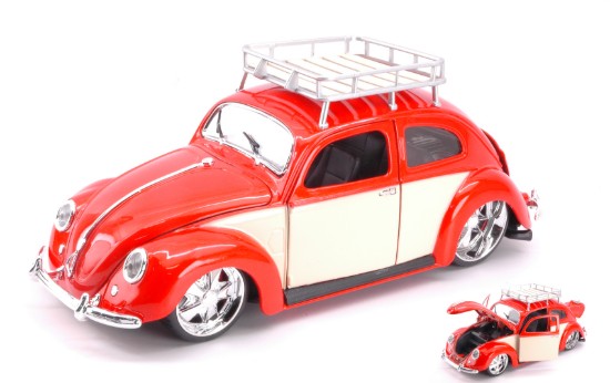 Immagine di VW BEETLE 1951 RED/CREAM 1:18