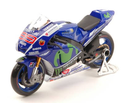 Immagine di YAMAHA YZR-M1 JORGE LORENZO 2015 N.99 WORLD CHAMPION 1:18