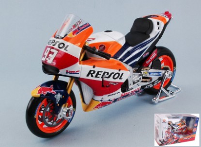 Immagine di HONDA REPSOL RC213V M.MARQUEZ 2017 N.93 WORLD CHAMPION MOTOGP 1:18