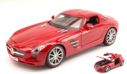 Immagine di MERCEDES SLS AMG 2010 RED 1:18
