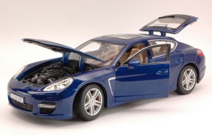 Immagine di PORSCHE PANAMERA TURBO 2009 BLUE 1:18