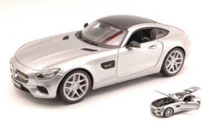Immagine di MERCEDES AMG GT 2014 SILVER 1:18