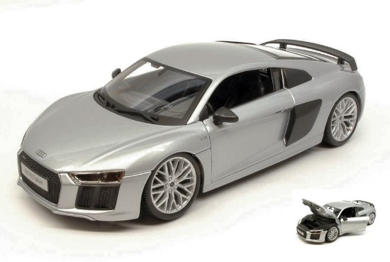 Immagine di AUDI R8 2015 SILVER 1:18