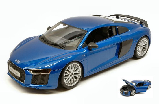 Immagine di AUDI R8 2015 METALLIC BLUE 1:18