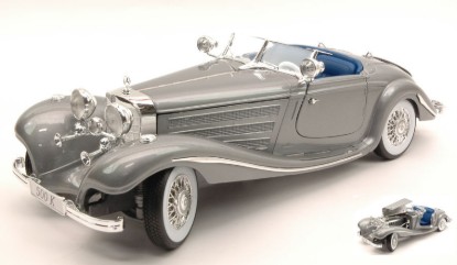 Immagine di MERCEDES 500 K TYPE 1936 SILVER 1:18